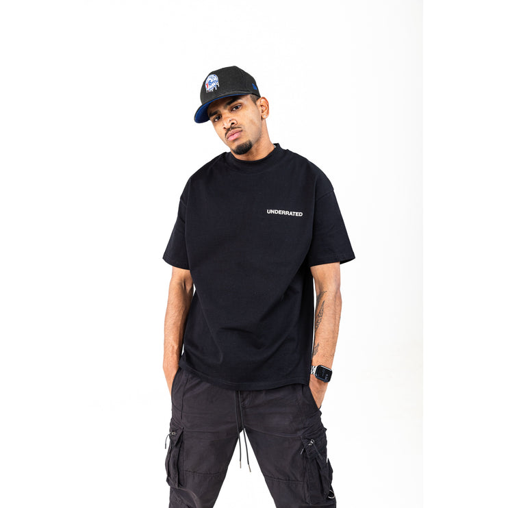 UNDERRATED Classic Logo T-Shirt - Black