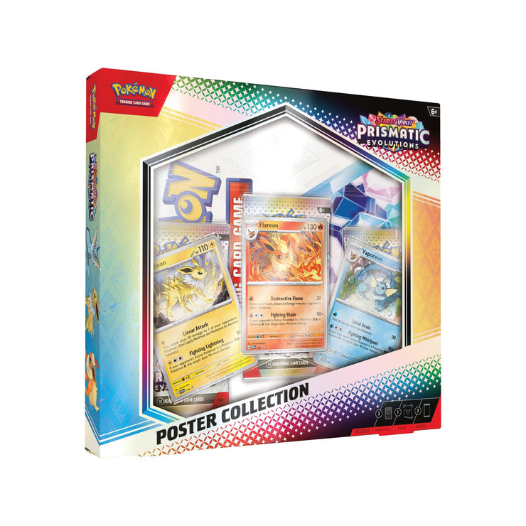 Pokémon TCG Scarlet & Violet Prismatic Evolutions Poster Collection