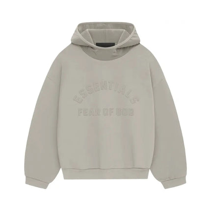 FEAR OF GOD ESSENTIALS Nylon Fleece Hoodie - Seal/Seal
