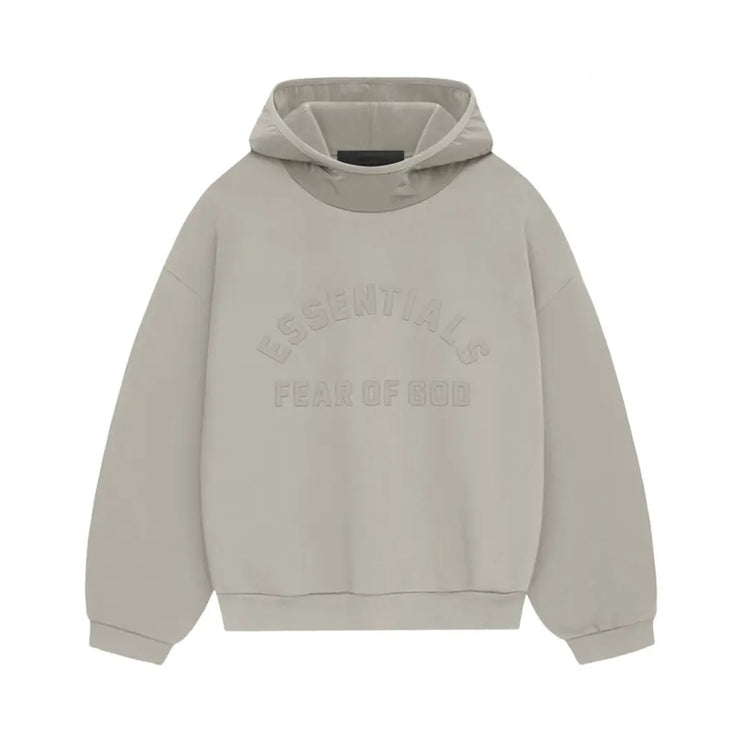 FEAR OF GOD ESSENTIALS Nylon Fleece Hoodie - Seal/Seal
