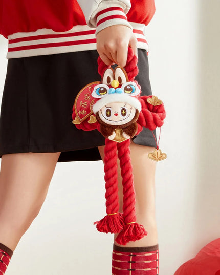 Pop Mart Labubu Wealthy Snake's New Year Celebration Series Plush Door Decoration