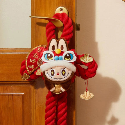 Pop Mart Labubu Wealthy Snake's New Year Celebration Series Plush Door Decoration