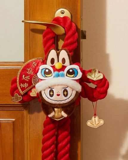 Pop Mart Labubu Wealthy Snake's New Year Celebration Series Plush Door Decoration