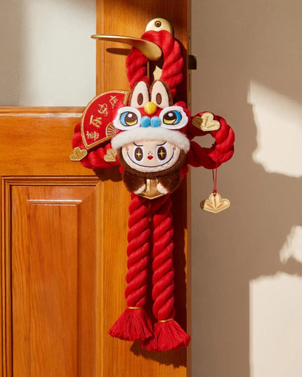 Pop Mart Labubu Wealthy Snake's New Year Celebration Series Plush Door Decoration