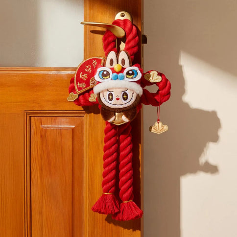 Pop Mart Labubu Wealthy Snake's New Year Celebration Series Plush Door Decoration