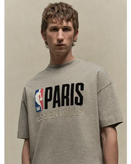 FEAR OF GOD ESSENTIALS Paris T-Shirt - Warm Heather (NBA Collection)