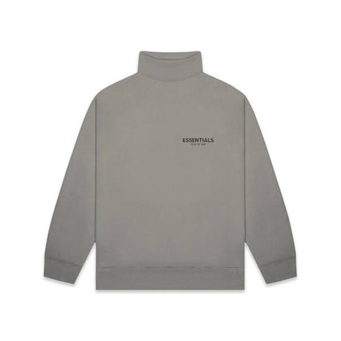 Grid w25 w100-mobile Pull-Over Mockneck Sweatshirt - Cement (SS20)