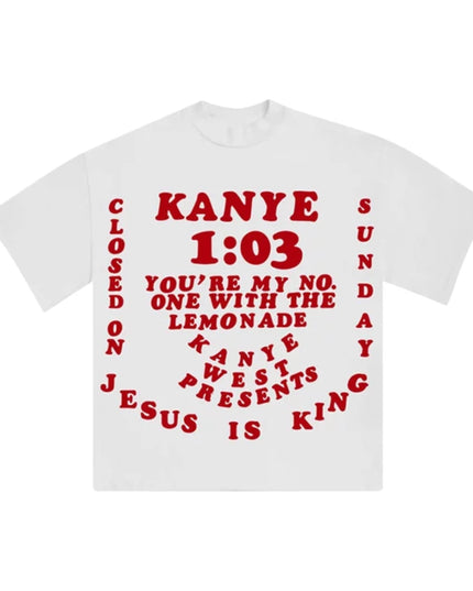 Yeezy CPFM for Jesus Is King III T-Shirt - White