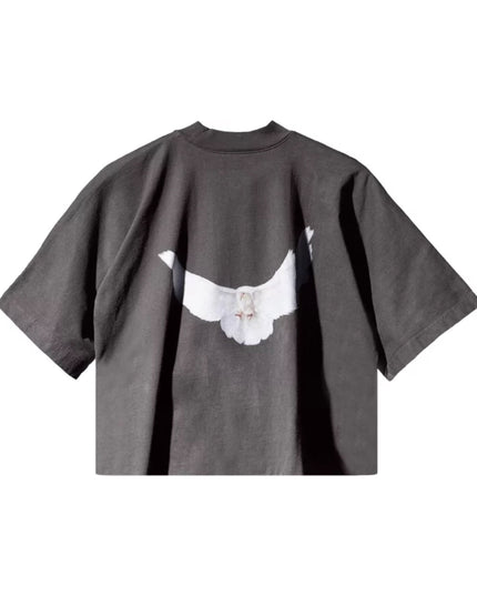 Yeezy x GAP Engineered by Balenciaga Dove No Seam 3/4 Sleeve T-Shirt - Dark Grey