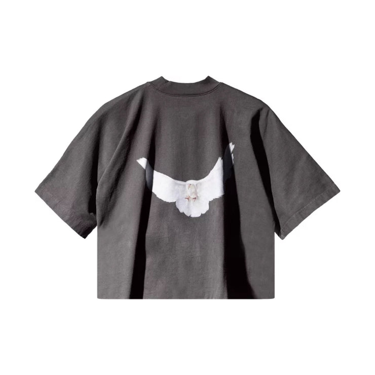 Yeezy x GAP Engineered by Balenciaga Dove No Seam 3/4 Sleeve T-Shirt - Dark Grey