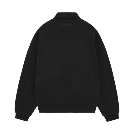 FEAR OF GOD ESSENTIALS Fleece Polo - Black (F24)