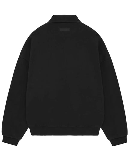 FEAR OF GOD ESSENTIALS Fleece Polo - Black (F24)