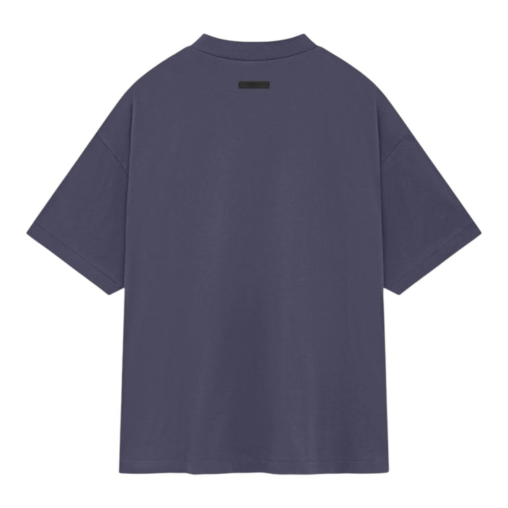 FEAR OF GOD ESSENTIALS Crest Logo Jersey Crewneck T-Shirt - Marine (Holiday 2024)