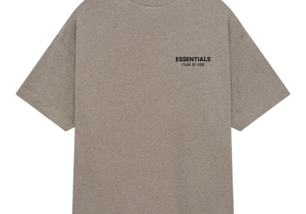 FEAR OF GOD ESSENTIALS Jersey Crewneck T-Shirt - Dark Heather Grey (Holiday 2024)