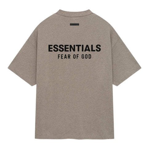 FEAR OF GOD ESSENTIALS Jersey Crewneck T-Shirt - Dark Heather Grey (Holiday 2024)