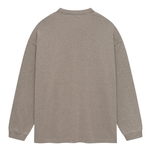 FEAR OF GOD ESSENTIALS University L/S T-Shirt - Dark Heather Grey (Holiday 2024)