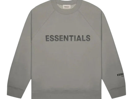 FEAR OF GOD ESSENTIALS 3D Silicon Applique Crewneck - Cement (SS20)