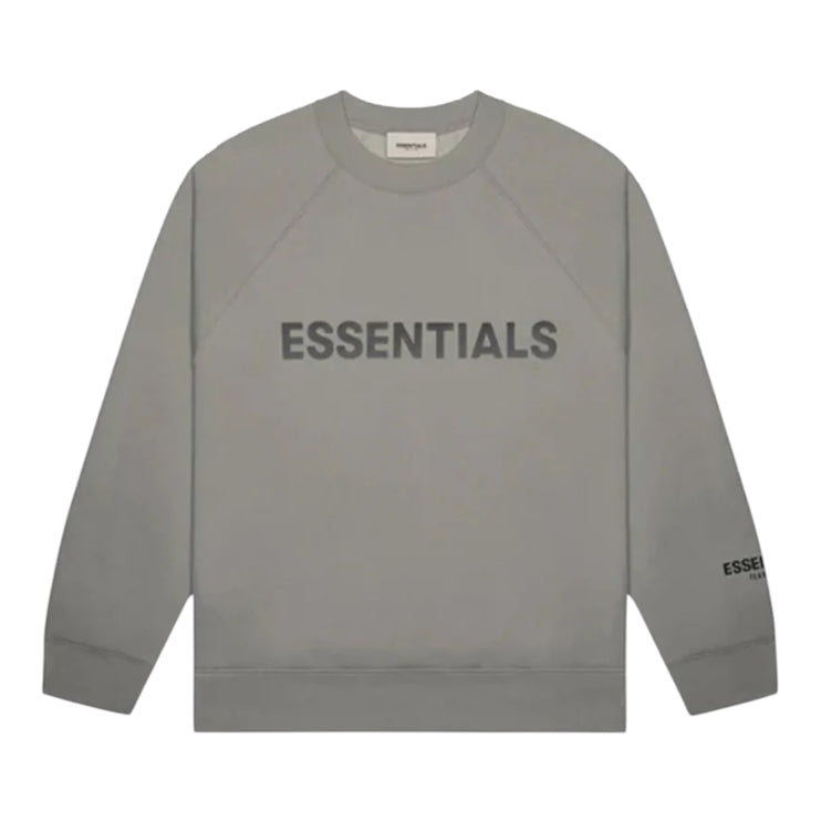 FEAR OF GOD ESSENTIALS 3D Silicon Applique Crewneck - Cement