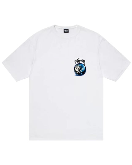 Stussy x Born & Raised 8 Ball T-Shirt - White