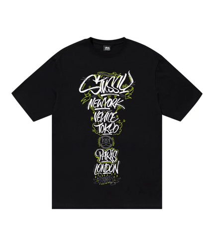 Stussy x Born & Raised Handstyles T-Shirt - Black