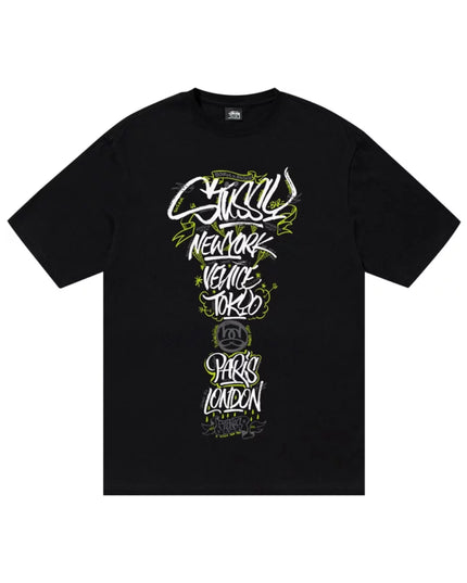 Stussy x Born & Raised Handstyles T-Shirt - Black