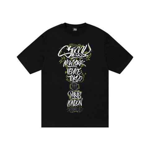 Stussy x Born & Raised Handstyles T-Shirt - Black