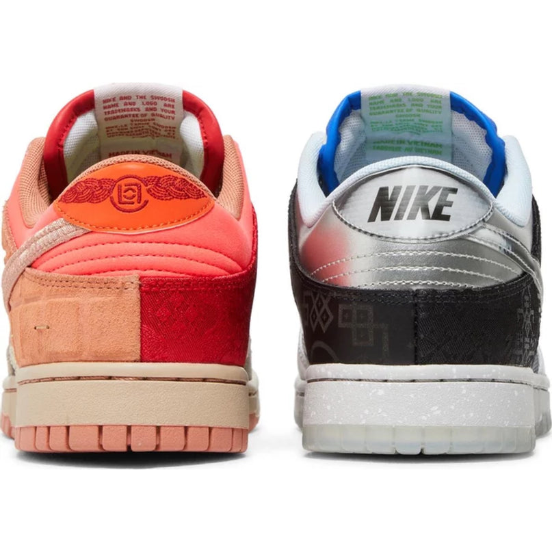 CLOT x Nike Dunk Low SP 'What The' (w/ Trading Card Pack)