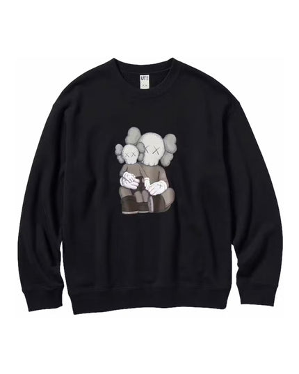 KAWS x Uniqlo L/S Sweatshirt - Black
