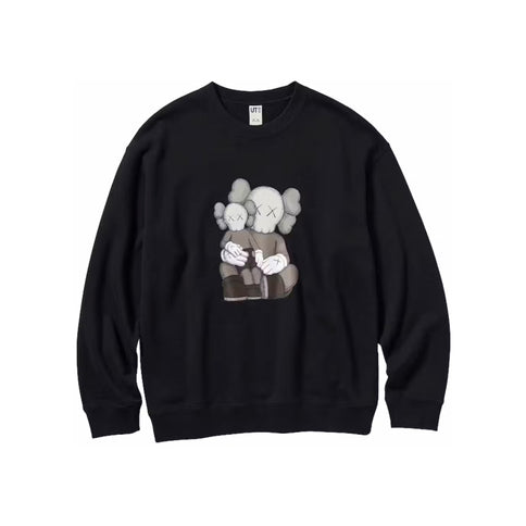 KAWS x Uniqlo L/S Sweatshirt - Black