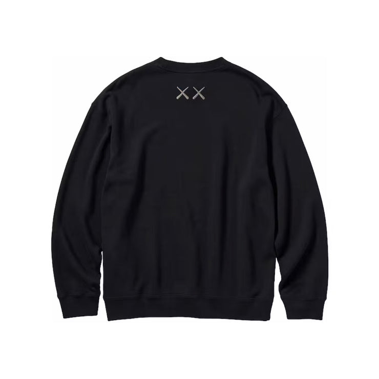 KAWS x Uniqlo L/S Sweatshirt - Black (EOFY)