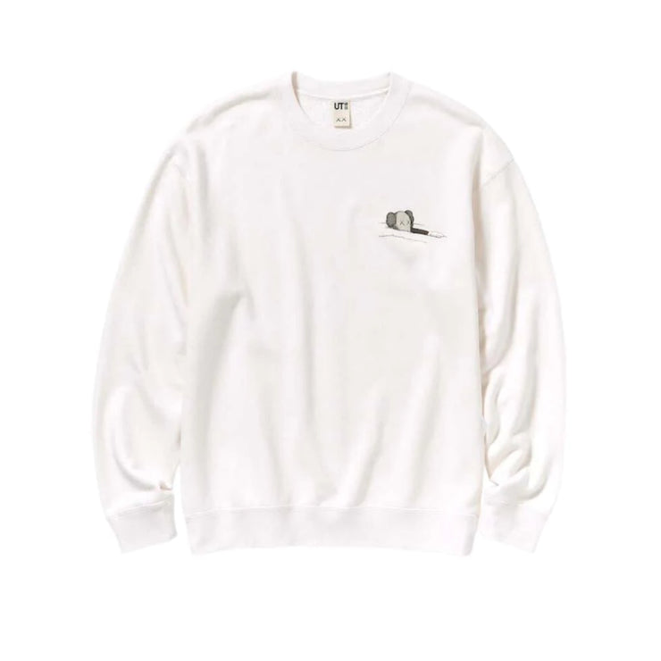 KAWS x Uniqlo L/S Sweatshirt - White (EOFY)