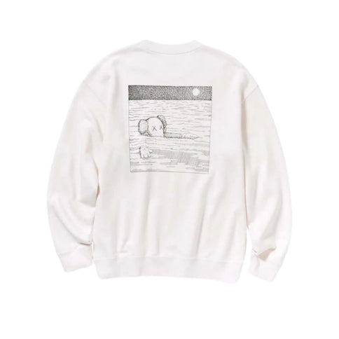 KAWS x Uniqlo L/S Sweatshirt - White