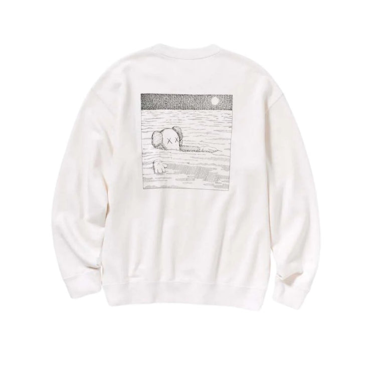 KAWS x Uniqlo L/S Sweatshirt - White