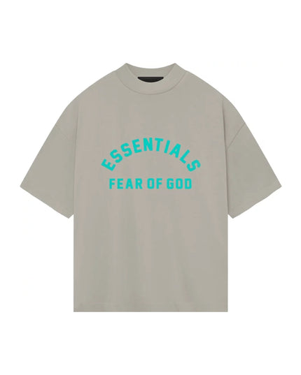 FEAR OF GOD ESSENTIALS Heavy Jersey Crewneck T-Shirt - Seal