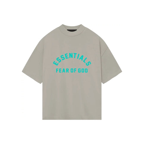 FEAR OF GOD ESSENTIALS Heavy Jersey Crewneck T-Shirt - Seal