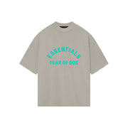 FEAR OF GOD ESSENTIALS Heavy Jersey Crewneck T-Shirt - Seal