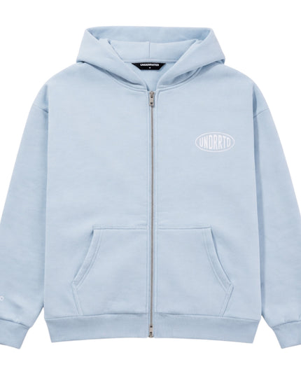 UNDERRATED Stamp Zip Hoodie - Powder Blue