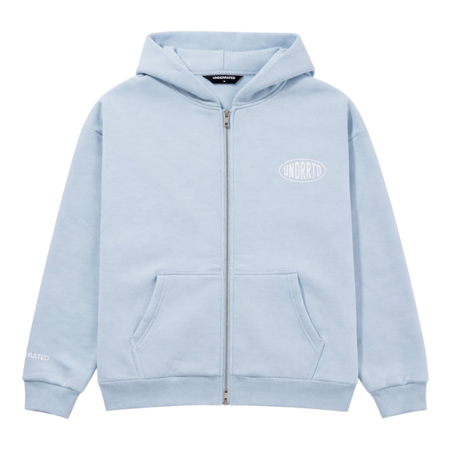UNDERRATED Stamp Zip Hoodie - Powder Blue