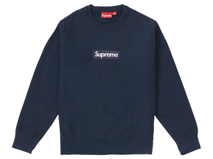 Supreme Box Logo Crewneck - Navy (FW18)