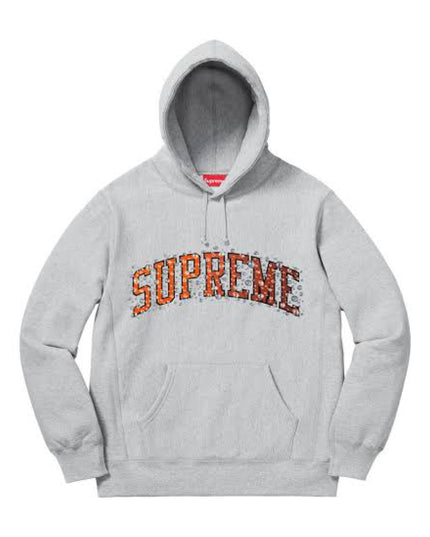 Supreme Water Arc Hoodie - Heather Grey (FW18)
