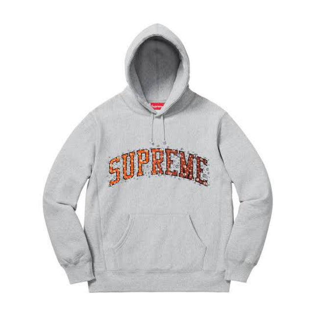 Supreme Water Arc Hoodie - Heather Grey (FW18)