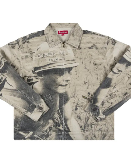 Supreme Is Love Denim Work Jacket - Stone (FW19)