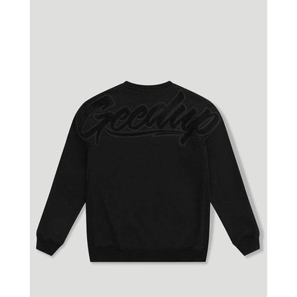 GEEDUP Script Logo Crewneck - Blackout