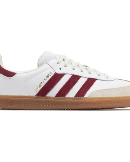 Adidas Samba Sporty & Rich 'White Collegiate Burgundy'