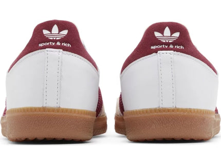 Adidas Samba Sporty & Rich 'White Collegiate Burgundy'