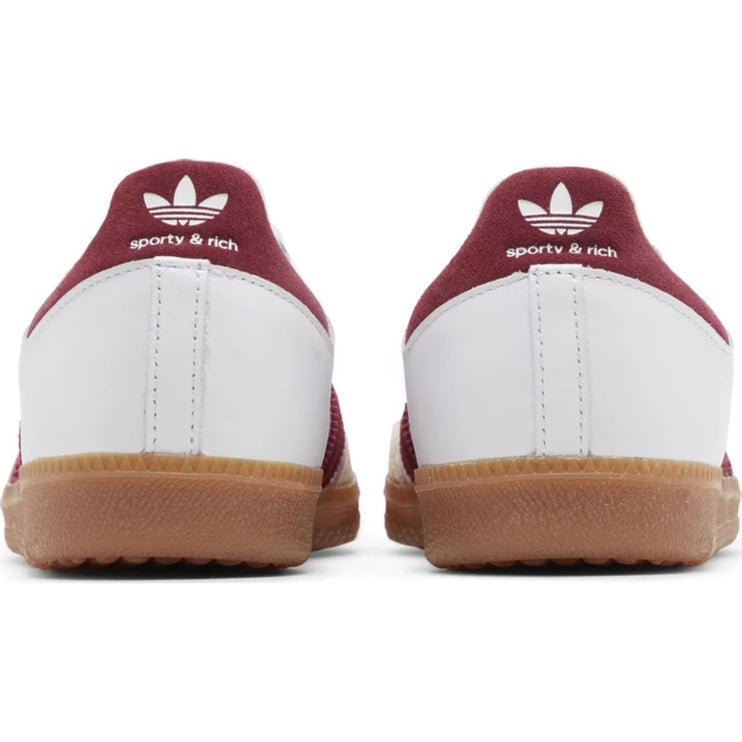Adidas Samba Sporty & Rich 'White Collegiate Burgundy'