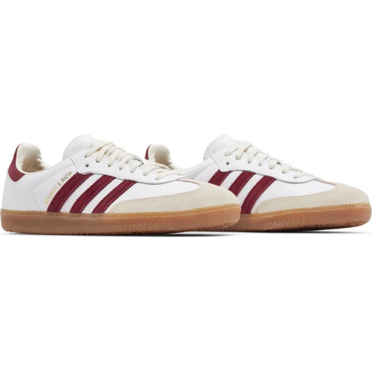Adidas Samba Sporty & Rich 'White Collegiate Burgundy'