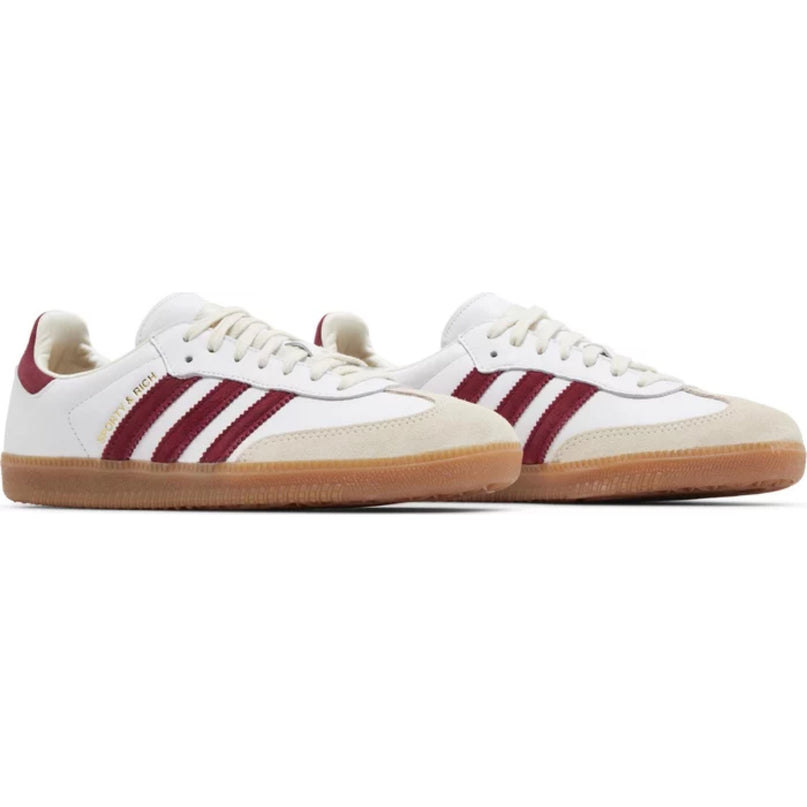 Adidas Samba Sporty & Rich 'White Collegiate Burgundy'