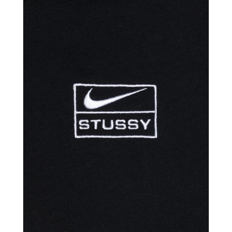 Stussy x Nike Stone Washed Fleece Zip Hoodie - Black