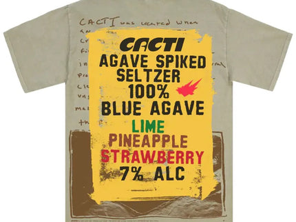 Travis Scott Cacti Painted Sign Tee - Sand